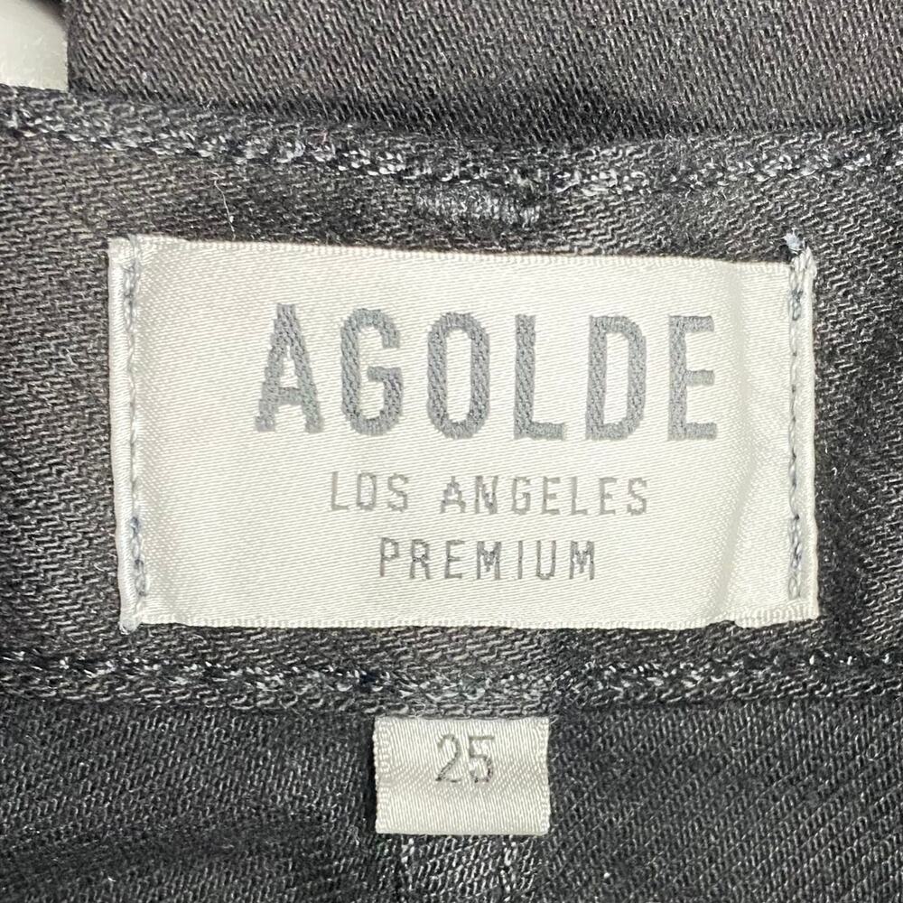 AGOLDE Jamie High Rise Classic Sz 25 Ripped Distressed Detail - Picture 4 of 7